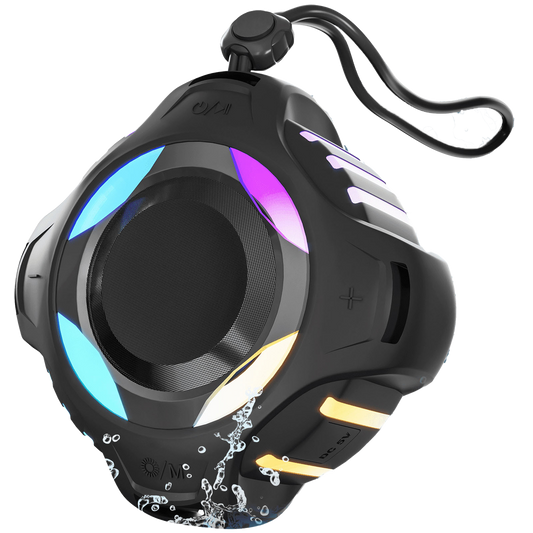 RAVESOUND Multi-Color Light Portable Bluetooth Speaker