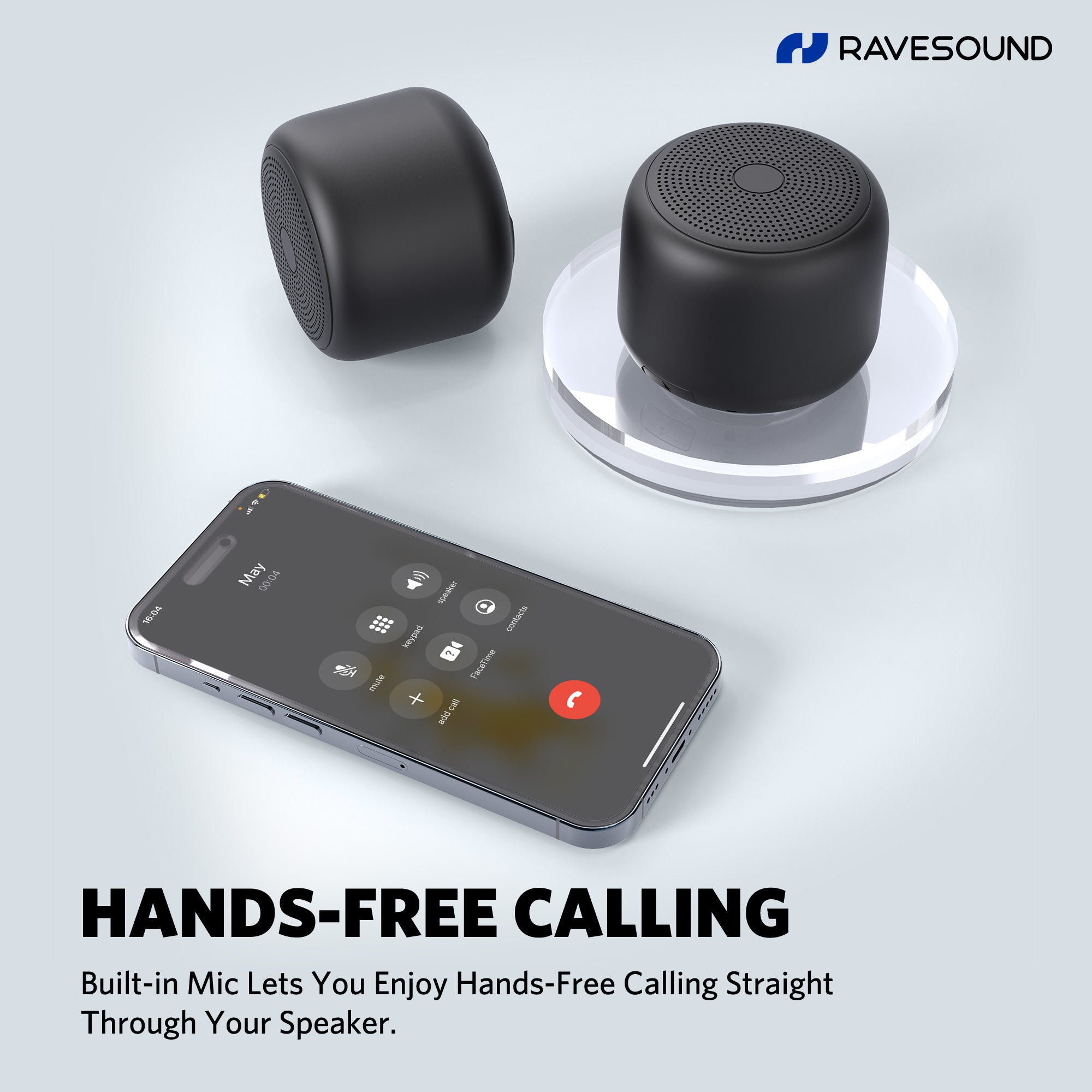 RAVESOUND BS01 Ultra-Compact Bluetooth Speaker